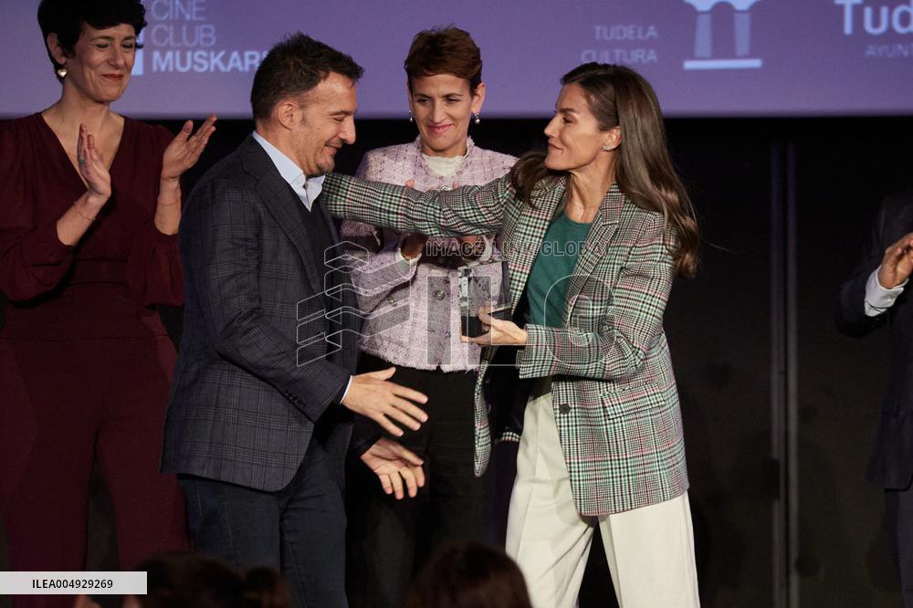 Queen Letizia At Tribute To Alejandro Amenabar - Tudela