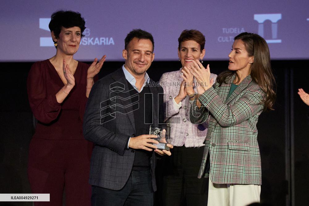 Queen Letizia At Tribute To Alejandro Amenabar - Tudela