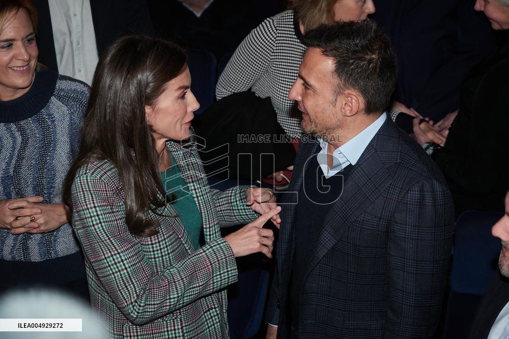 Queen Letizia At Tribute To Alejandro Amenabar - Tudela