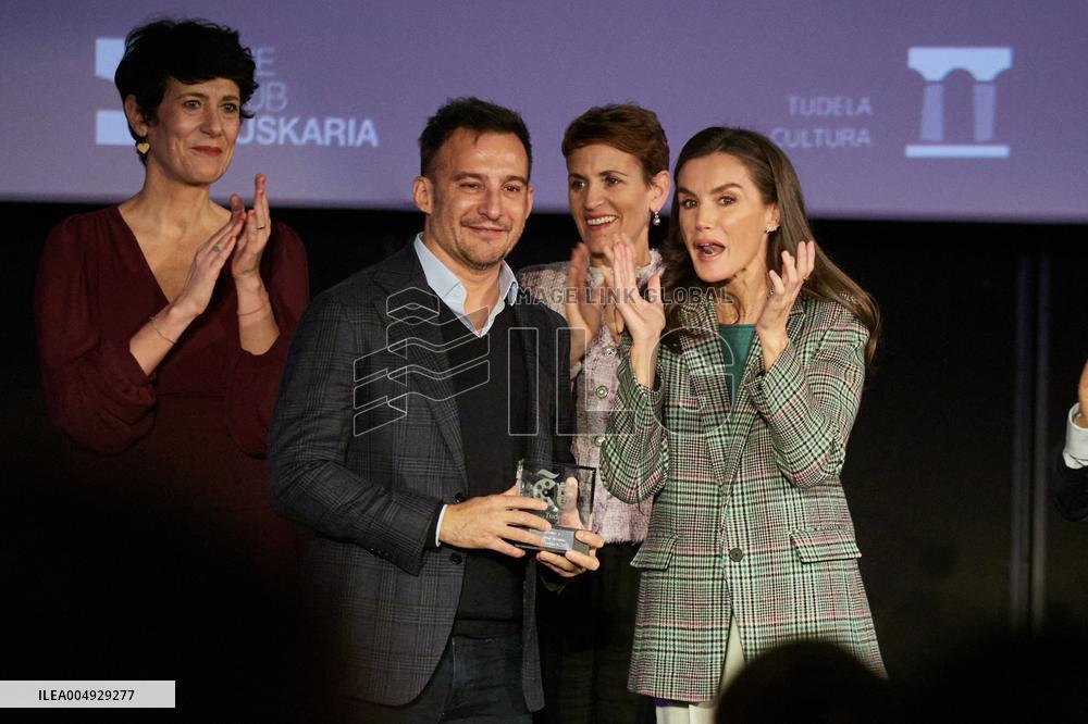 Queen Letizia At Tribute To Alejandro Amenabar - Tudela
