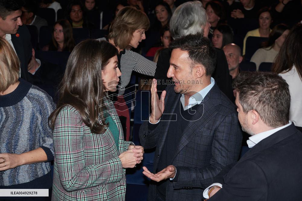 Queen Letizia At Tribute To Alejandro Amenabar - Tudela