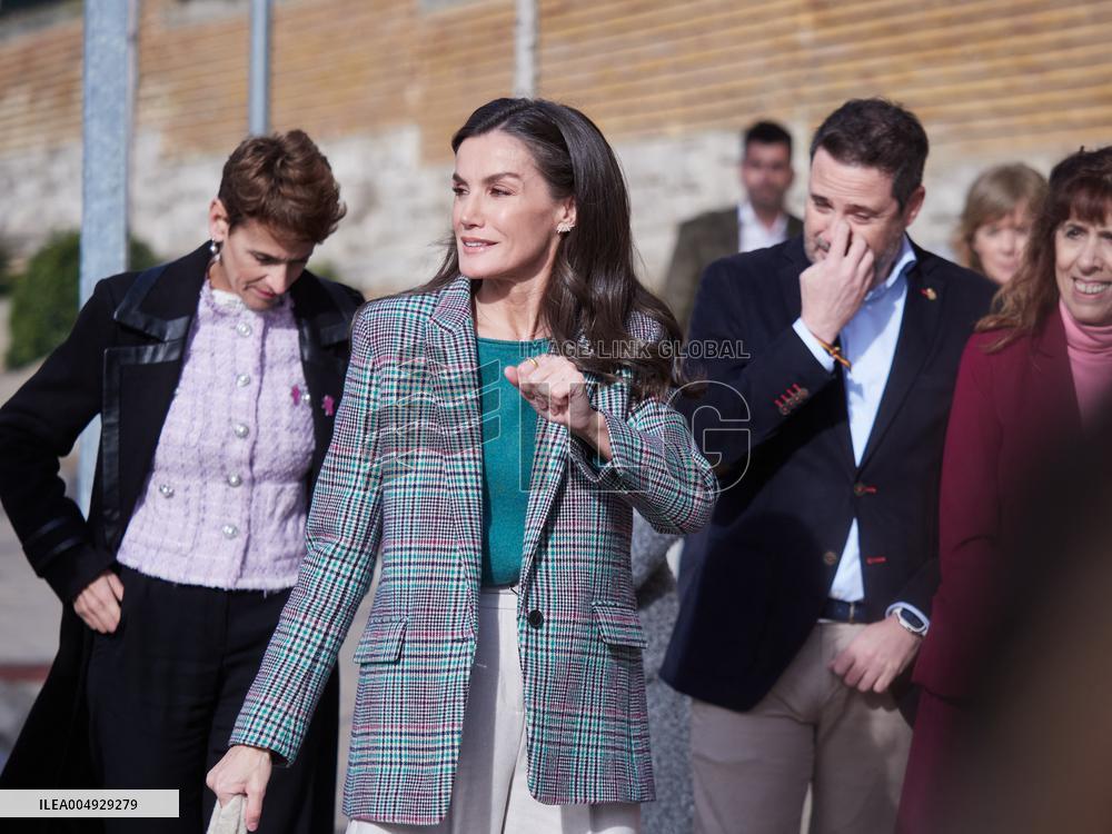 Queen Letizia At Tribute To Alejandro Amenabar - Tudela