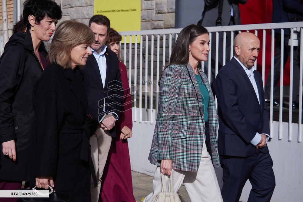 Queen Letizia At Tribute To Alejandro Amenabar - Tudela