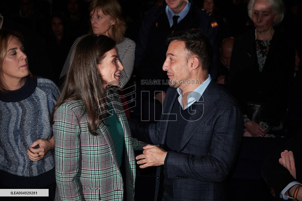 Queen Letizia At Tribute To Alejandro Amenabar - Tudela