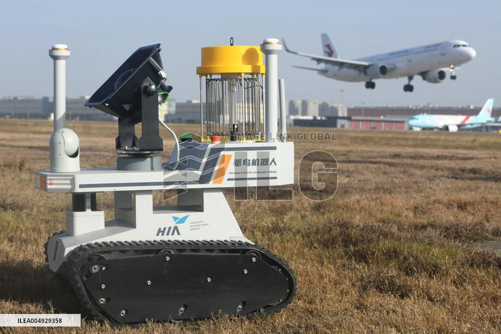 Airport Bird Control Robot
