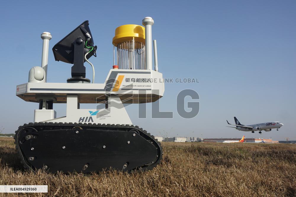 Airport Bird Control Robot