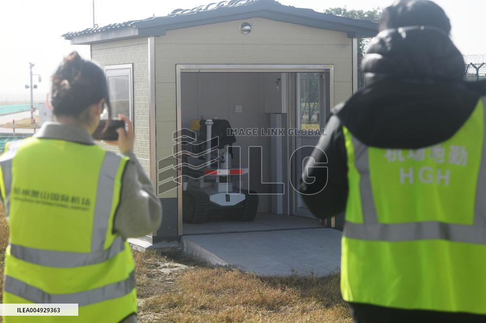 Airport Bird Control Robot
