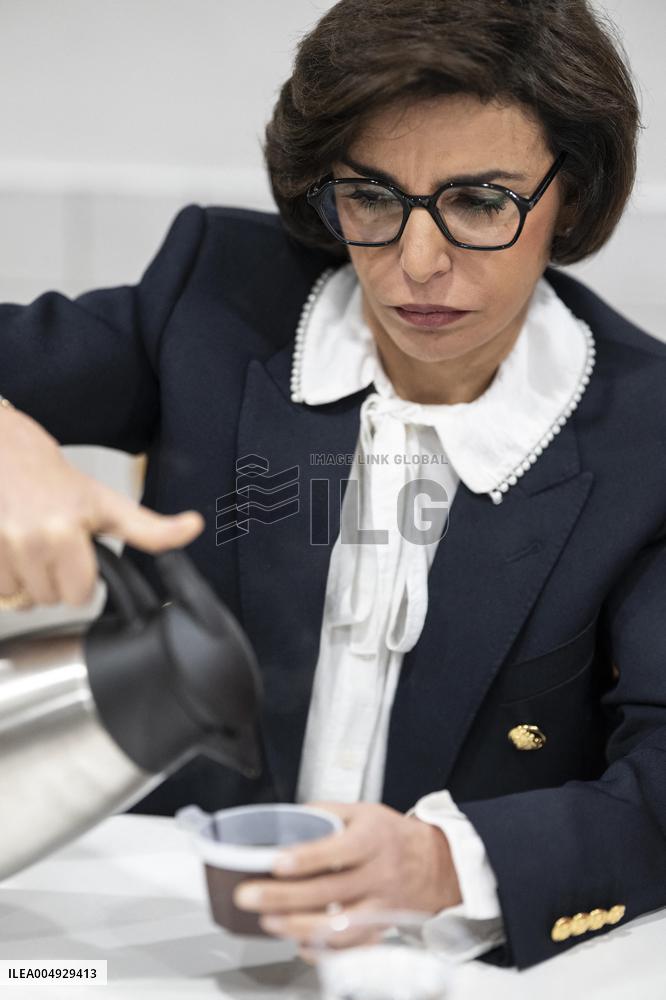 Visit By Rachida Dati And Aurore Berge At Central Police Station - Paris