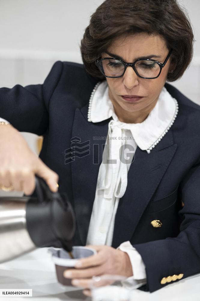 Visit By Rachida Dati And Aurore Berge At Central Police Station - Paris