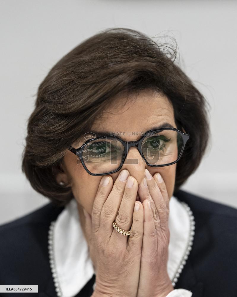 Visit By Rachida Dati And Aurore Berge At Central Police Station - Paris