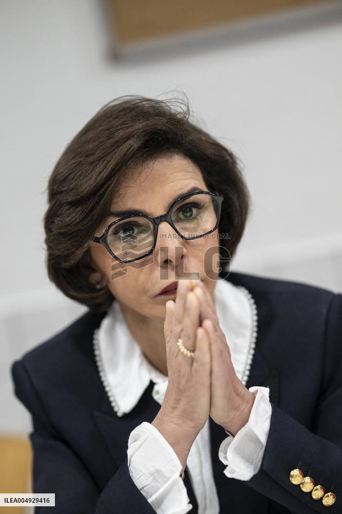 Visit By Rachida Dati And Aurore Berge At Central Police Station - Paris