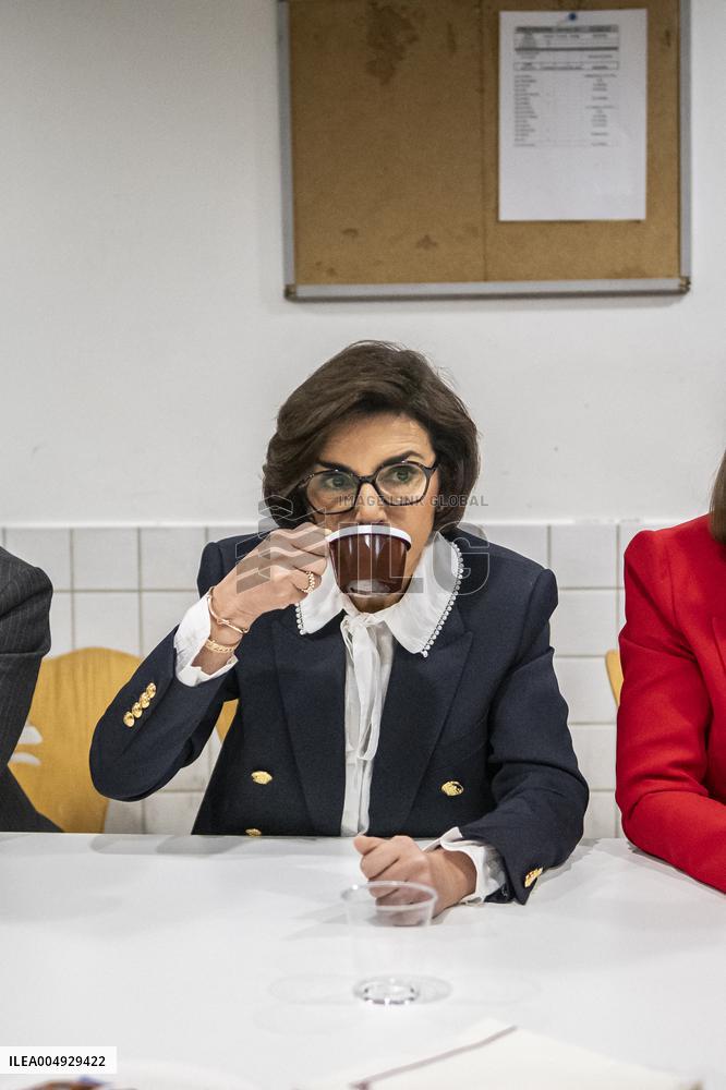 Visit By Rachida Dati And Aurore Berge At Central Police Station - Paris