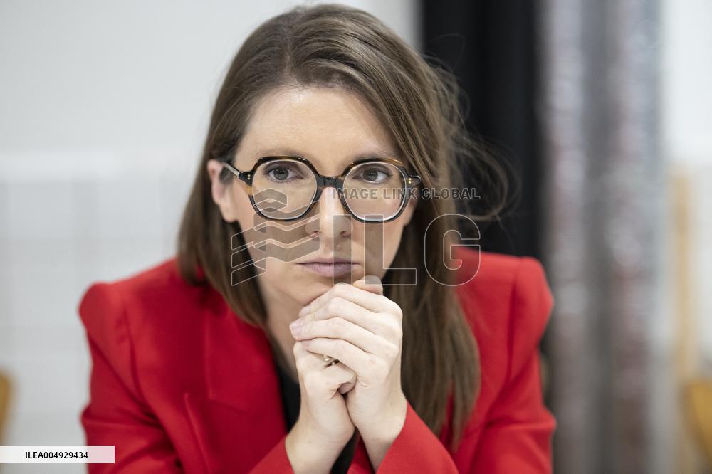 Visit By Rachida Dati And Aurore Berge At Central Police Station - Paris