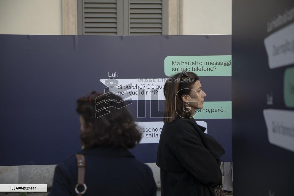 Inauguration Of The "The Labyrinth" Installation at the Royal Palace - Milan