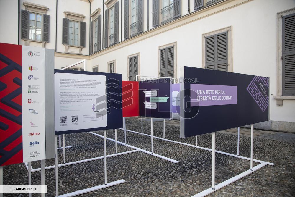 Inauguration Of The "The Labyrinth" Installation at the Royal Palace - Milan