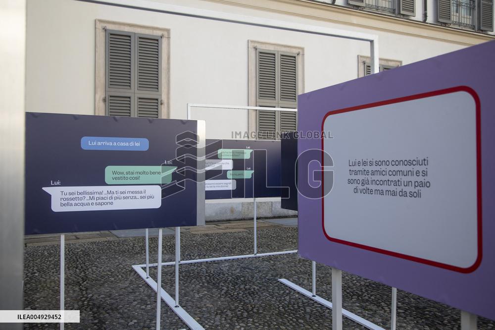 Inauguration Of The "The Labyrinth" Installation at the Royal Palace - Milan