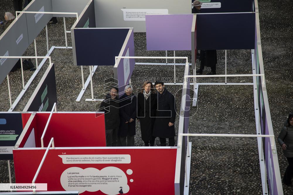 Inauguration Of The "The Labyrinth" Installation at the Royal Palace - Milan