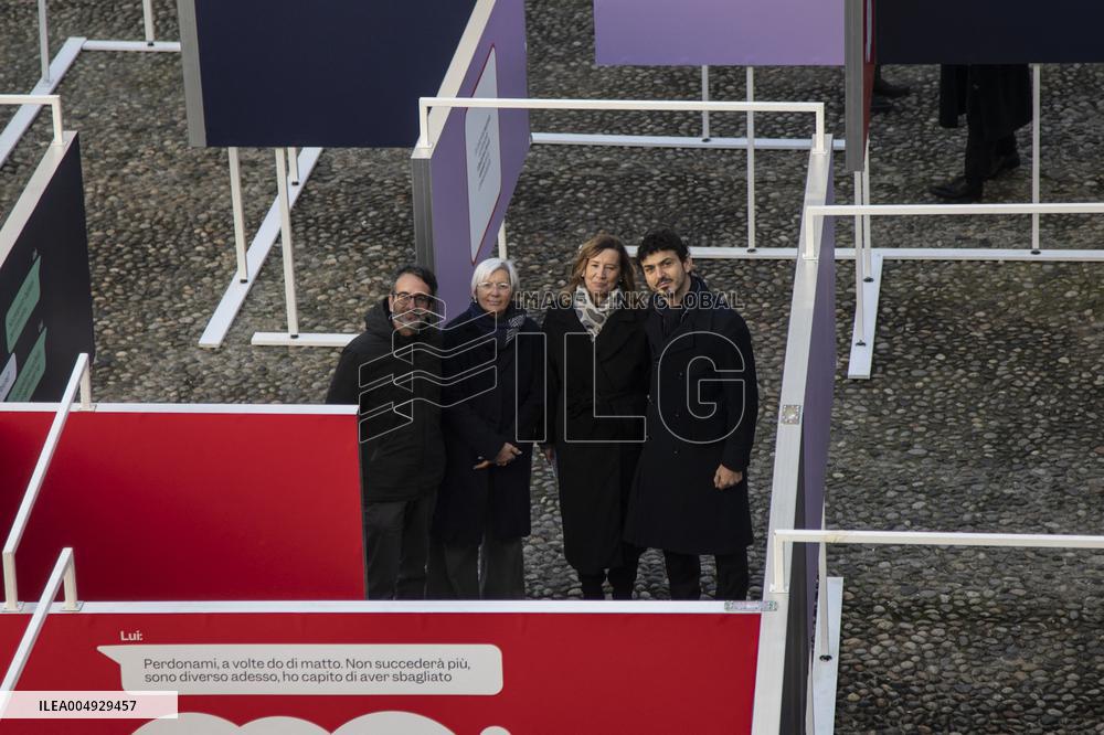 Inauguration Of The "The Labyrinth" Installation at the Royal Palace - Milan
