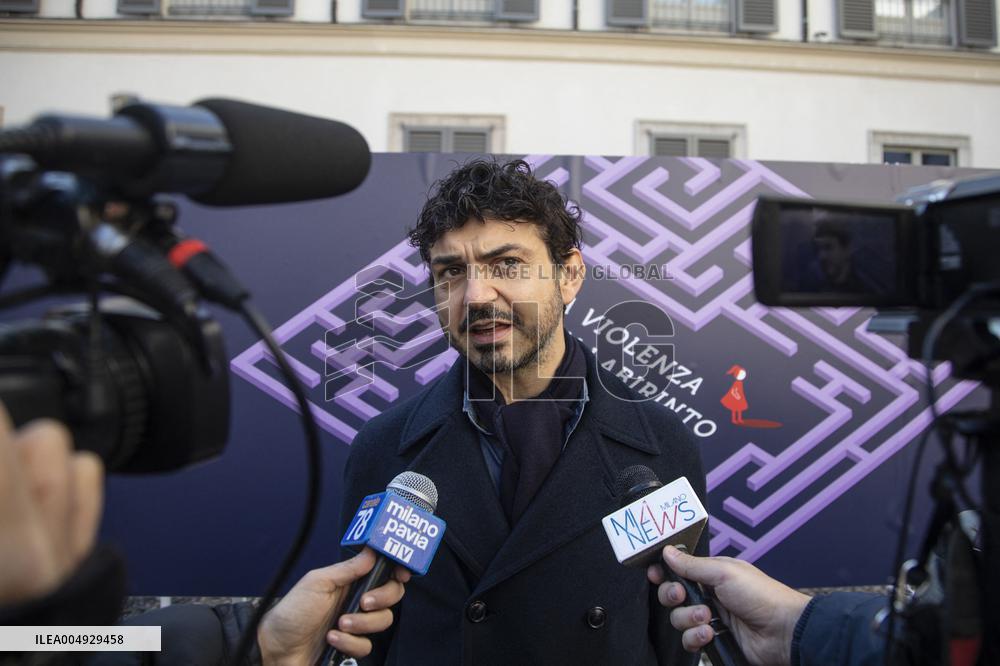 Inauguration Of The "The Labyrinth" Installation at the Royal Palace - Milan