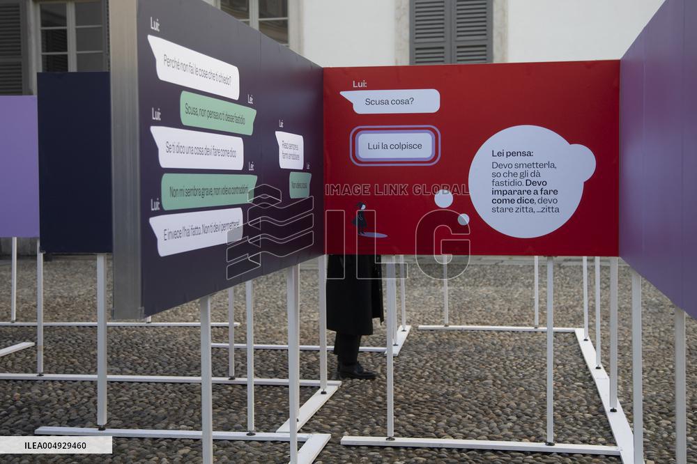 Inauguration Of The "The Labyrinth" Installation at the Royal Palace - Milan