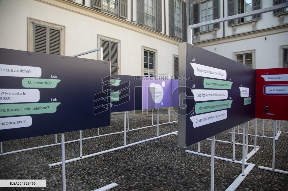 Inauguration Of The "The Labyrinth" Installation at the Royal Palace - Milan