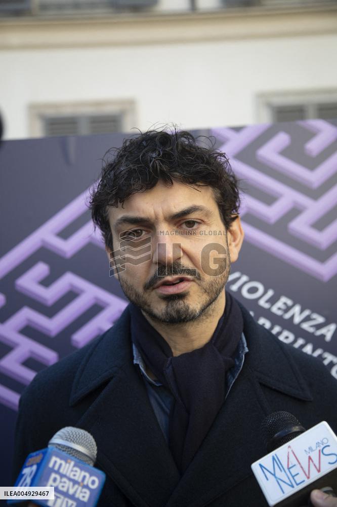 Inauguration Of The "The Labyrinth" Installation at the Royal Palace - Milan