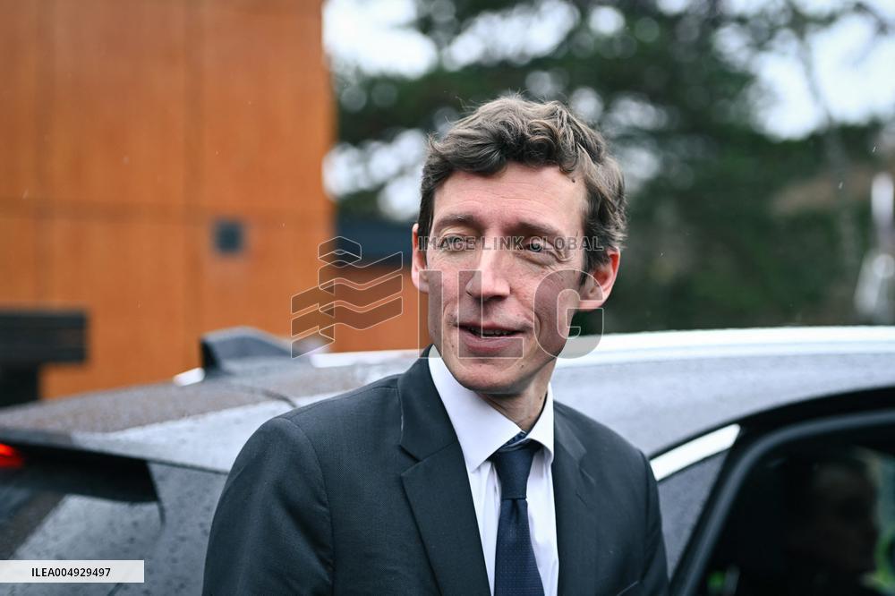 Rachida Dati and Edouard Geffray visit a cinema and a high school in Creteil near Paris FA