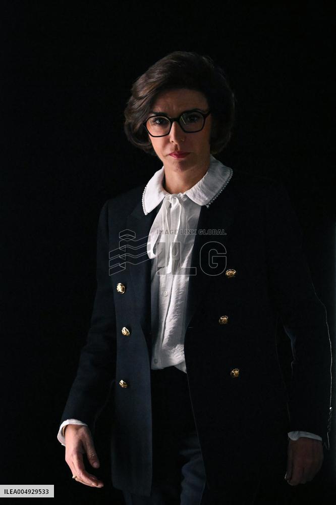 Rachida Dati and Edouard Geffray visit a cinema and a high school in Creteil near Paris FA