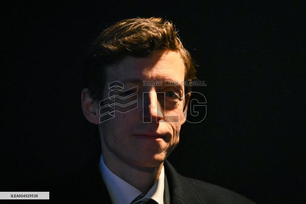 Rachida Dati and Edouard Geffray visit a cinema and a high school in Creteil near Paris FA