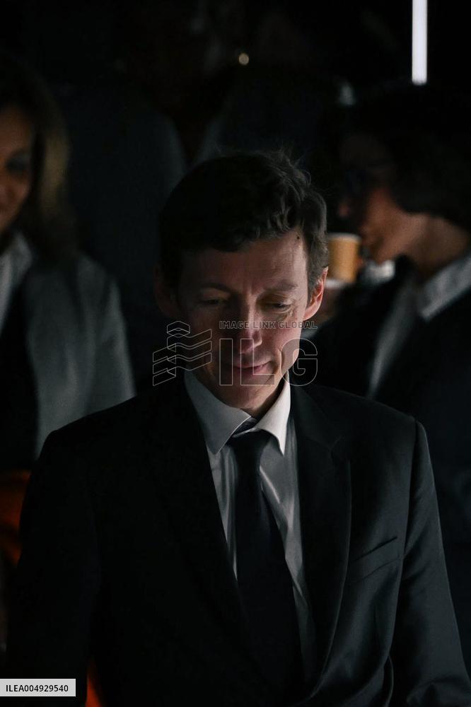 Rachida Dati and Edouard Geffray visit a cinema and a high school in Creteil near Paris FA