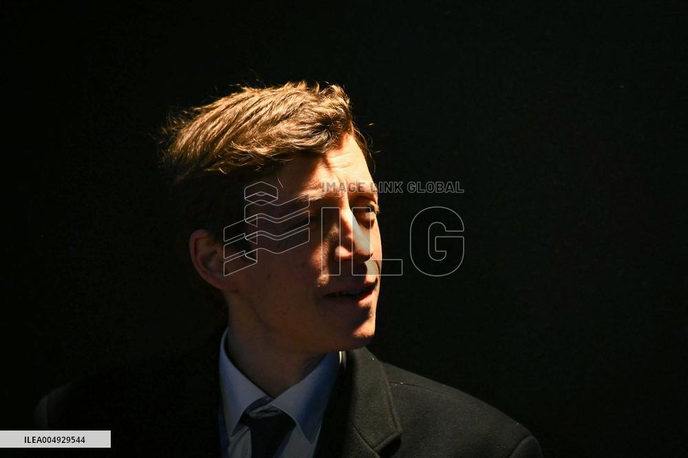 Rachida Dati and Edouard Geffray visit a cinema and a high school in Creteil near Paris FA