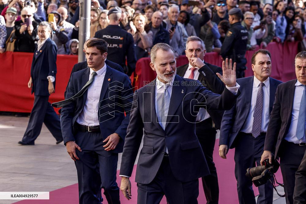 Felipe VI Presides over the 37th Edition of the Rei Jaume I Awards - Valencia