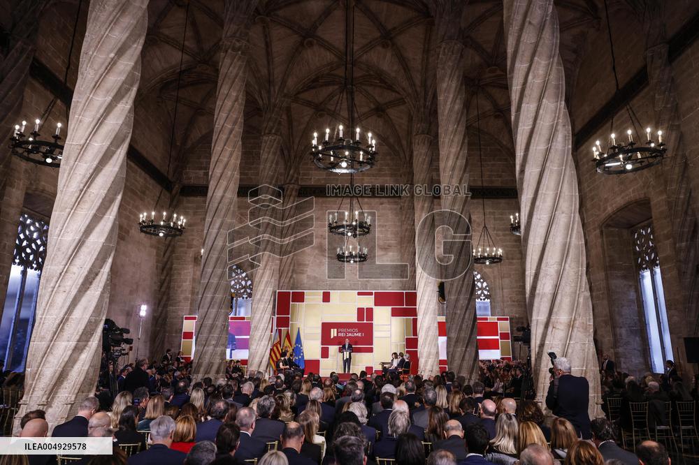 Felipe VI Presides over the 37th Edition of the Rei Jaume I Awards - Valencia