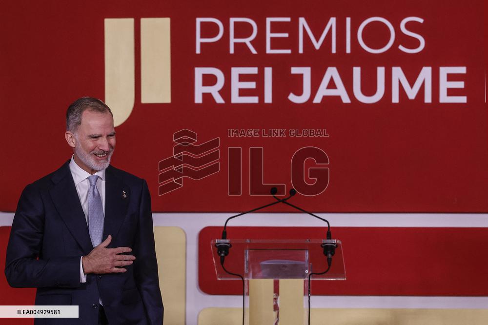 Felipe VI Presides over the 37th Edition of the Rei Jaume I Awards - Valencia