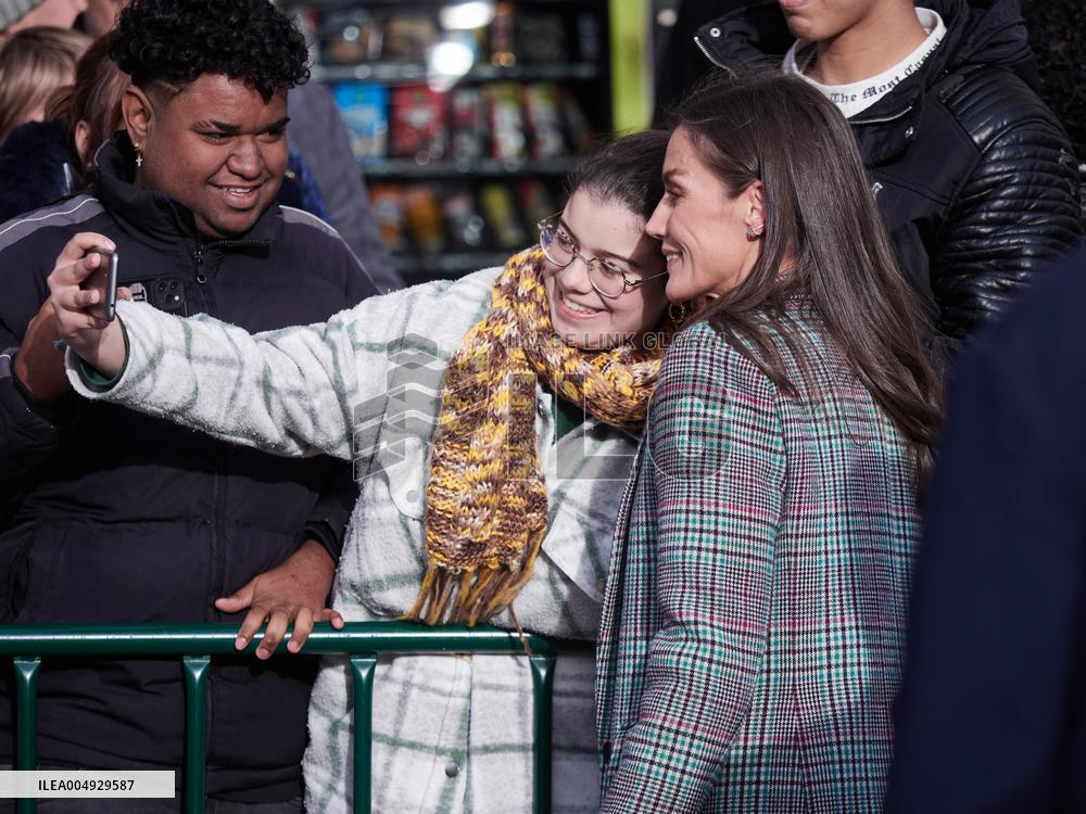 The Queen Attends The Tribute To Filmmaker Alejandro Amenabar - Tudela