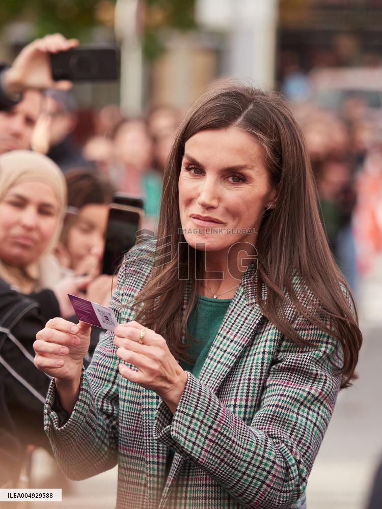 The Queen Attends The Tribute To Filmmaker Alejandro Amenabar - Tudela