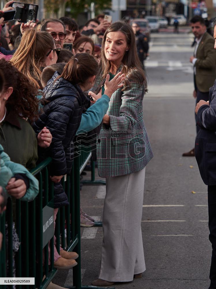 The Queen Attends The Tribute To Filmmaker Alejandro Amenabar - Tudela