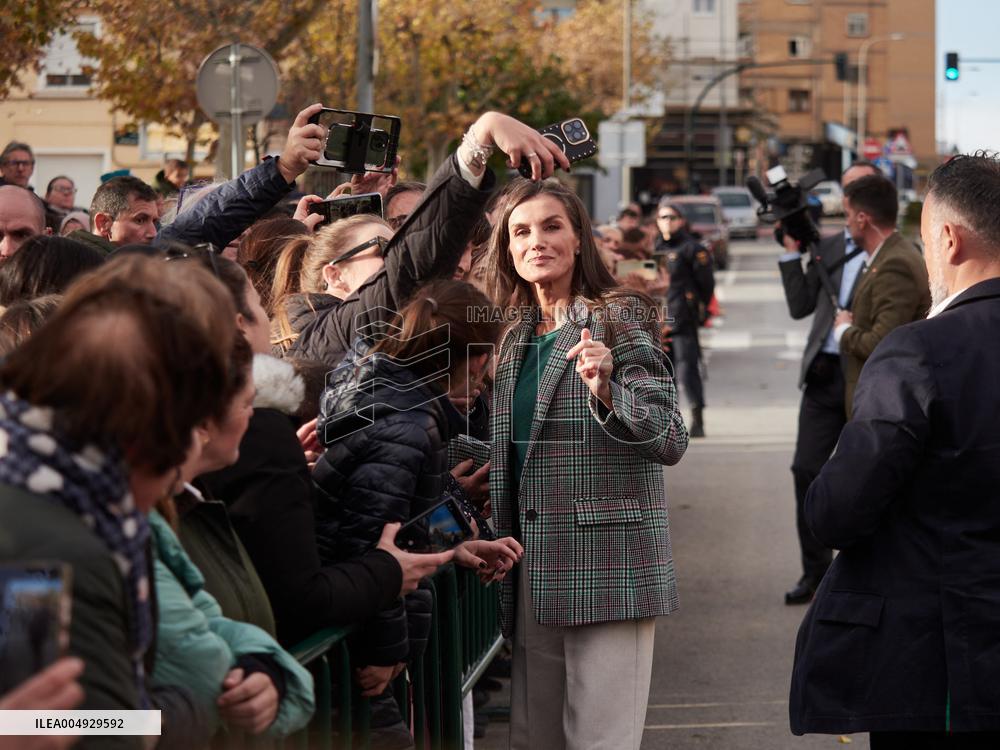 The Queen Attends The Tribute To Filmmaker Alejandro Amenabar - Tudela