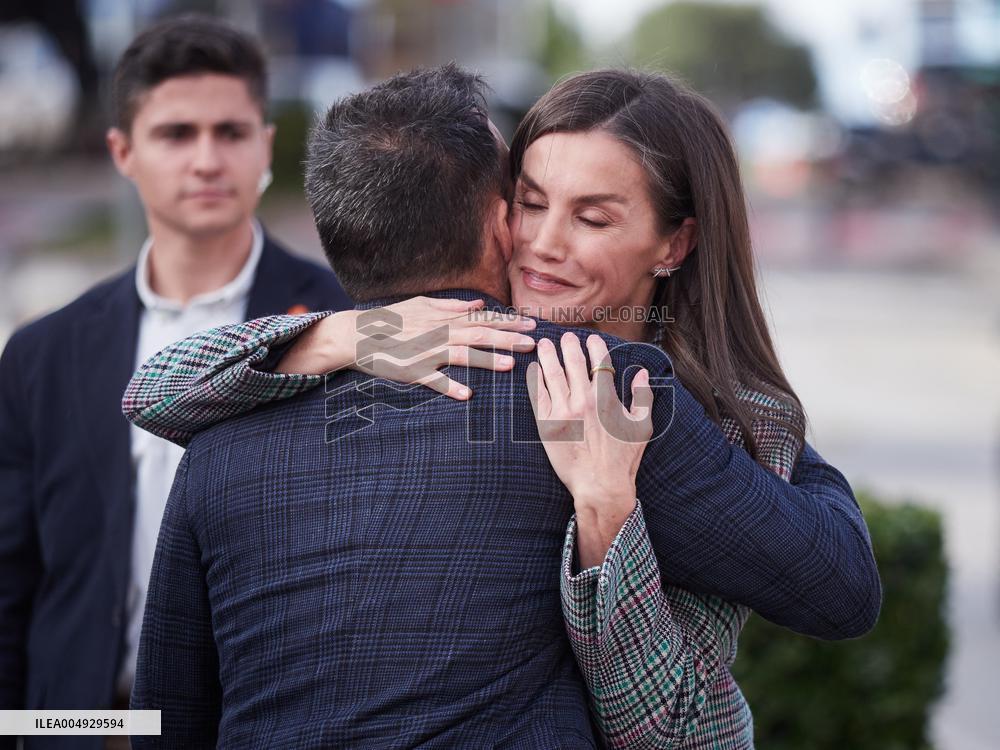 The Queen Attends The Tribute To Filmmaker Alejandro Amenabar - Tudela