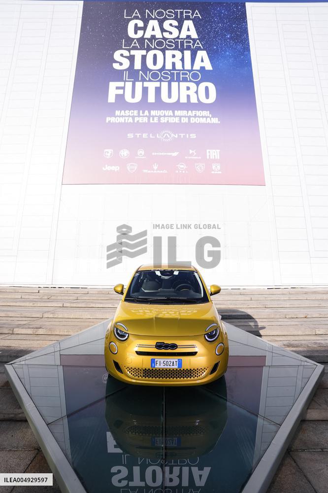 Fiat 500 Hybrid Media Drive In Torino - Italy