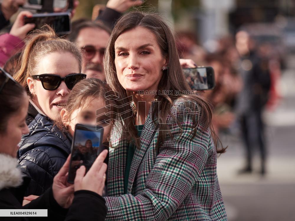 The Queen Attends The Tribute To Filmmaker Alejandro Amenabar - Tudela