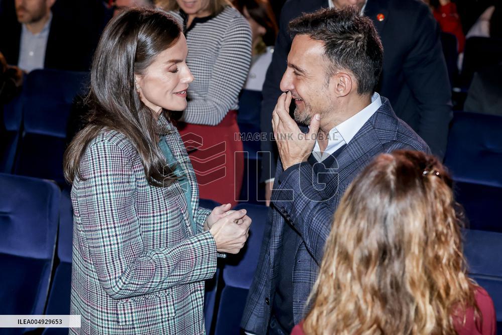 The Queen Attends The Tribute To Filmmaker Alejandro Amenabar - Tudela
