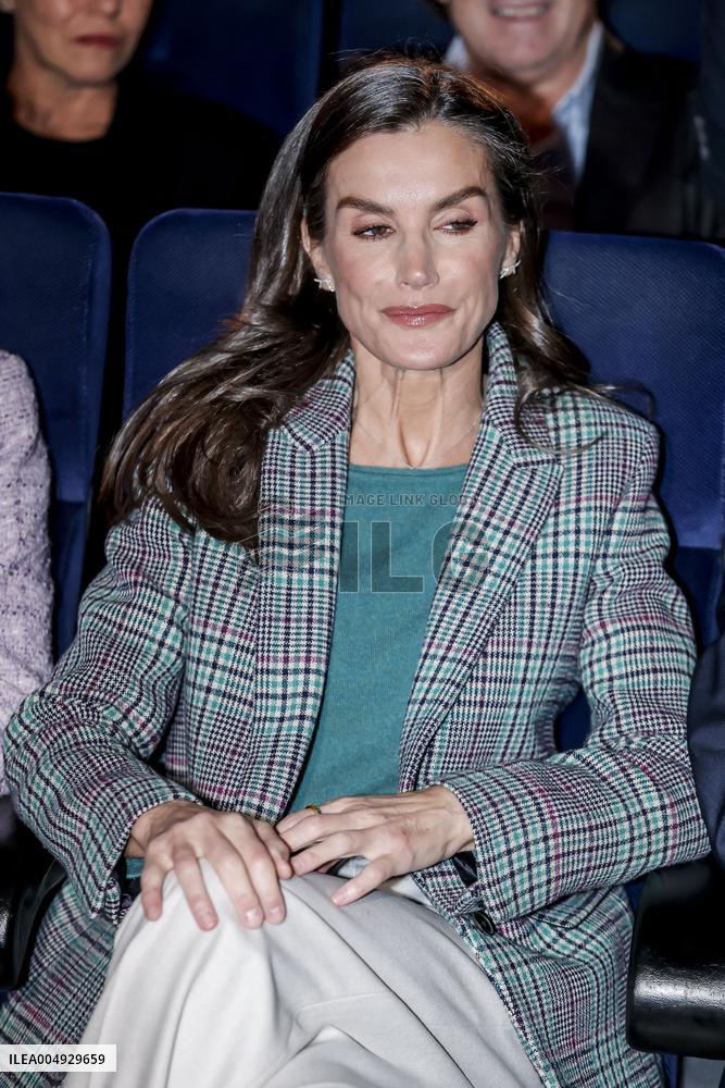 The Queen Attends The Tribute To Filmmaker Alejandro Amenabar - Tudela