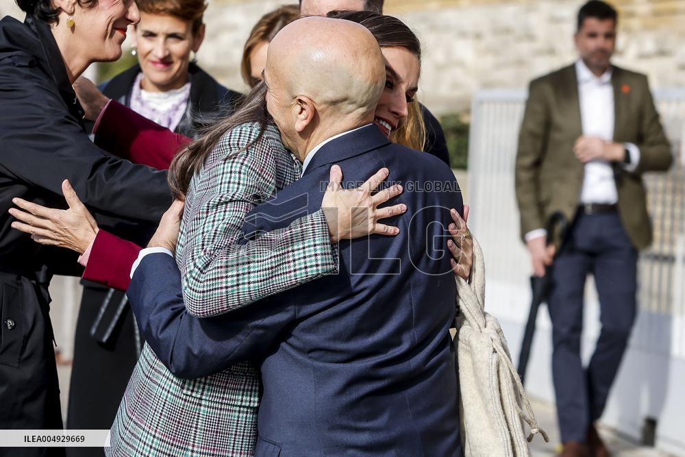 The Queen Attends The Tribute To Filmmaker Alejandro Amenabar - Tudela