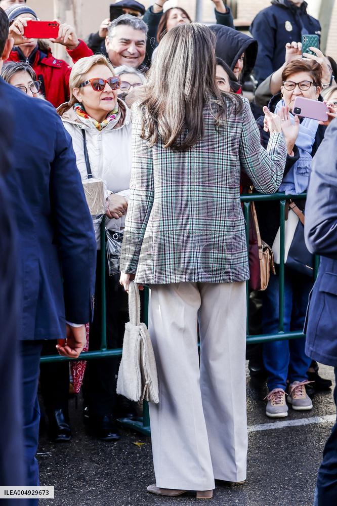 The Queen Attends The Tribute To Filmmaker Alejandro Amenabar - Tudela