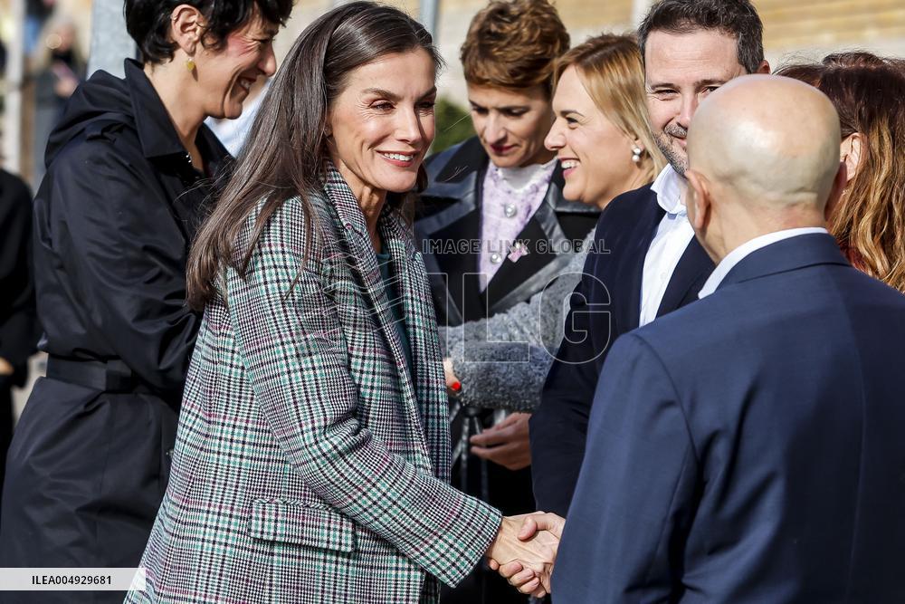 The Queen Attends The Tribute To Filmmaker Alejandro Amenabar - Tudela
