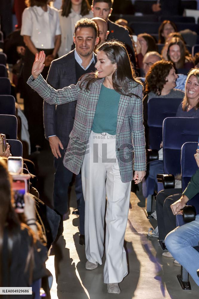 The Queen Attends The Tribute To Filmmaker Alejandro Amenabar - Tudela