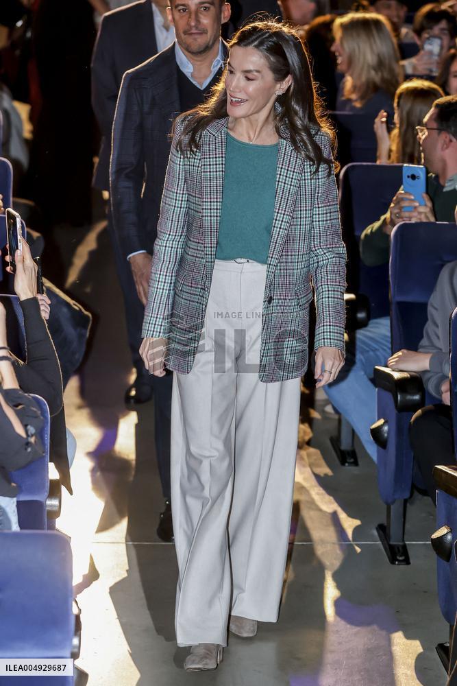 The Queen Attends The Tribute To Filmmaker Alejandro Amenabar - Tudela