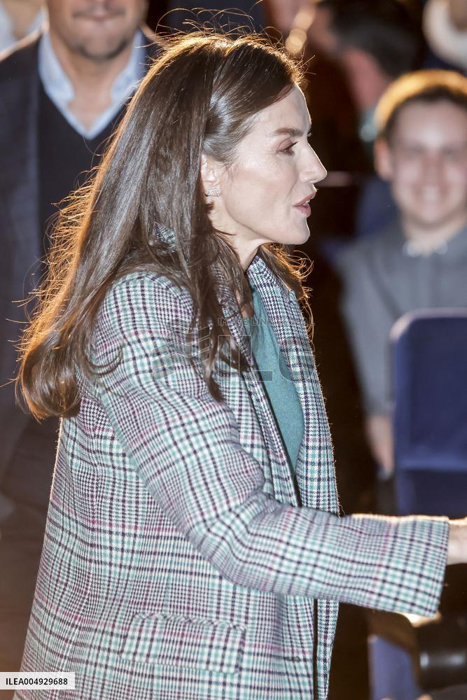 The Queen Attends The Tribute To Filmmaker Alejandro Amenabar - Tudela