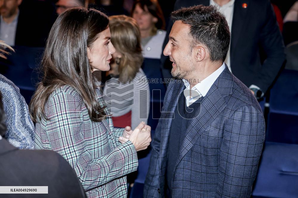 The Queen Attends The Tribute To Filmmaker Alejandro Amenabar - Tudela